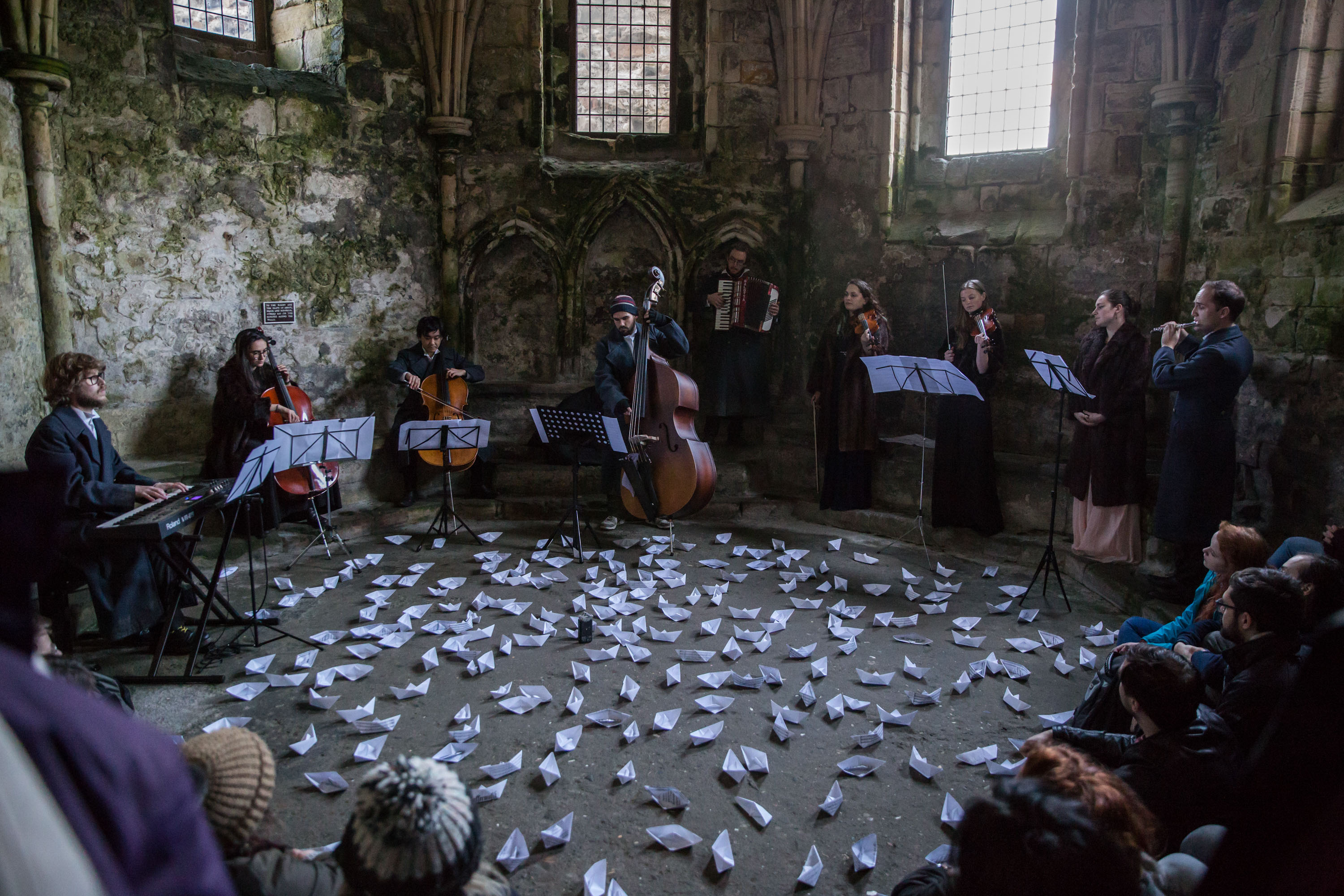 Mantra Collective in Inchcolm Abbey